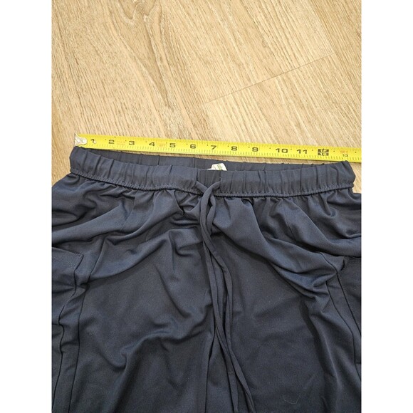 Halara Small Mid Rise Elastic Waistband Drawstring Pocket Palazzo Flowy Wideleg - Picture 5 of 8